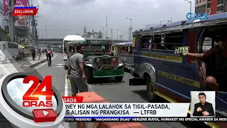 Mga jeepney ng mga lalahok sa tigil-pasada, puwedeng alisan ng prangkisa — LTFRB | 24 Oras