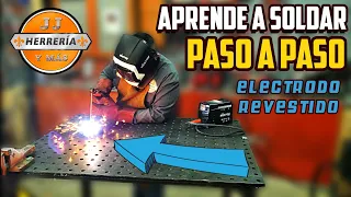 ✅Como APRENDER a SOLDAR 👨🏻‍🏭Con ELECTRODO REVESTIDO Para PRINCIPIANTES || TEORÍA y PRÁCTICA BASICA ✅