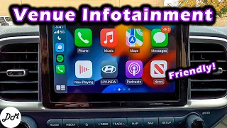 2022 Hyundai Venue — Infotainment Review | Touchscreen, Apple CarPlay, Android Auto How-To