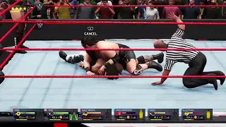 RIDDLE & VIKING RAIDERS VS JOHN MORRISON, AJ STYLES & OMOS - 6MAN TAG - RAW 2021