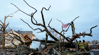 Tornado Aftermath in Fairdale, Illinois