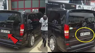 OMG- WATCH THE CARS ASAMOAH GYAN TOOK TO MULTIMEDIA OFFICE
