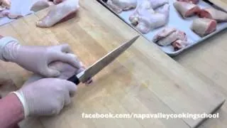 How to Cut a Whole Chicken from a Professional Cooking School