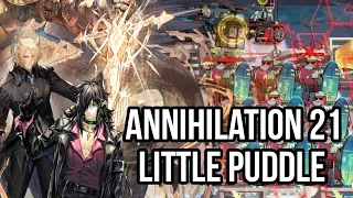 [Arknights] Annihilation 21 Little Puddle 400 Kill Low Rarity Clear + Mylnar