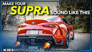 How to make your A90 SUPRA SOUND INSANE!  | A90 SUPRA AKRAPOVIC EXHAUST DIY