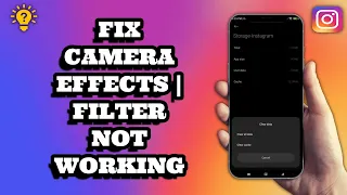 How To Fix Instagram Camera Effects | Instagram Filters Not Working | Social Tech Insider