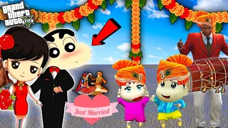 GTA 5 :😍 Shinchan Wants To MARRY in GTA 5 ! JSS GAMER ( GTA 5 Mods )