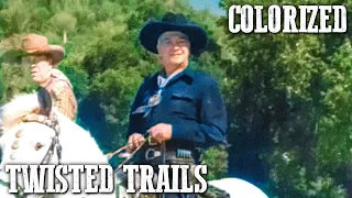 Hopalong Cassidy - Twisted Trails | EP30 | COLORIZED | Classic Family Series