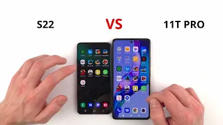 Samsung S22 vs 11T Pro | SPEED TEST