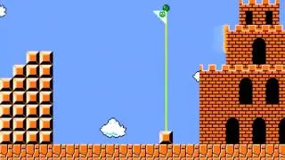 Мега прикол в Super Mario Bros