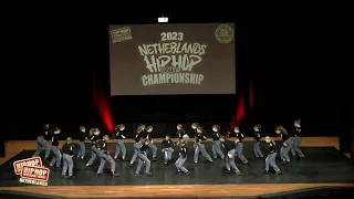 The Pack | Gold Medalist | JV MegaCrew Division | Netherlands Hip Hop Dance Championship 2023