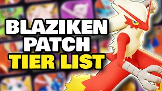 Ranking EVERY POKEMON on the BLAZIKEN PATCH! | Pokemon UNITE Tier List
