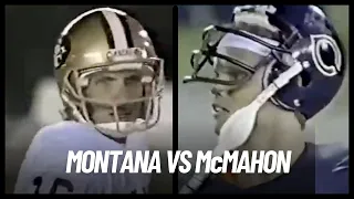 Jim McMahon & Joe Montana Do Battle In Monday Night SLUGFEST! (49ers vs. Bears 1988, Week 8)