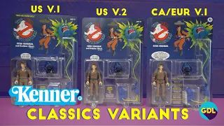 Hasbro's Real Ghostbusters Variants! Review of 3 Variants from Kenner Classics' First Release