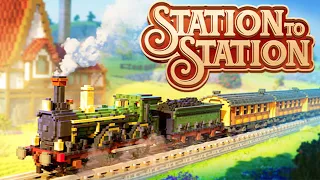 This Game is the Perfect Combo of 'Railroad Tycoon' & 'Teardown' Style Graphics | Station to Station