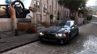 2003 BMW M5 | Forza Horizon 5 - Steering Wheel Gameplay