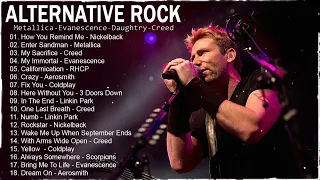 Nickelback, 3 Doors Down, Evanescence, Metallic     Best Of Alternative Rock Complication
