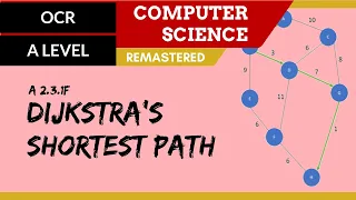 157. OCR A Level (H446) SLR26 - 2.3 Dijkstra's shortest path