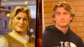 Guy Looks Like Prince Charming From Shrek