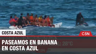 PASEAMOS en BANANA en el MAR de COSTA AZUL