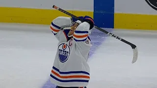 Connor McDavid Is In Disbelief After Receiving Penalty Against Brett Pesce