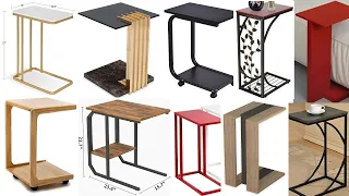 C side table design ideas #1/ pull out side table / sofa table / Slide Under End Table design ideas