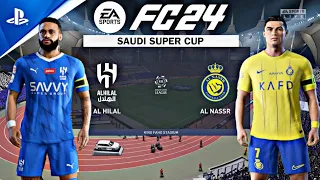 EA FC24 - Al Hilal  vs Al Nassr | PS5™ [4K60] Gameplay | Saudi Super Cup Semi Final | CR7 vs Neymar