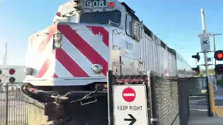 The Complete Caltrain Evening Rush Hour At Hayward Park On February 15, 2023