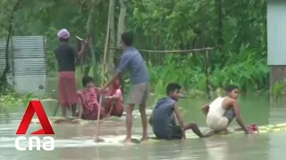 Monsoon floods kill dozens in Bangladesh and India