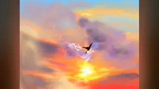 Romantic sunset/ httyd fan art //  procreate Timelapse