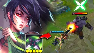 Akali, but I max E first and one-shot tanks at level 9 (NEW STRATEGY)