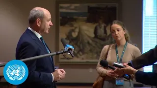 Ireland on Haiti - Security Council Media Stakeout (17 October 2022) | United Nations
