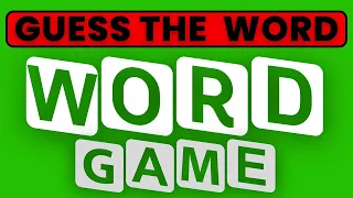 Scrambled Word Game | Guess The Word-Easy To Hard