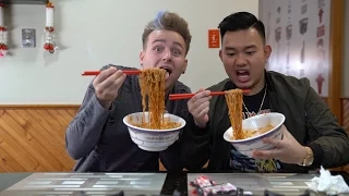 SUPER SPICY NOODLE CHALLENGE  * EXTRA SAUCE *