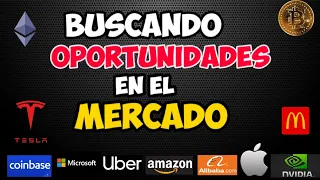 Oportunidades de Compra | Vigilando el Mercado! BTC, ETH, TSLA, AAPL, MSFT, GOOG, UBER, MCD, BABA