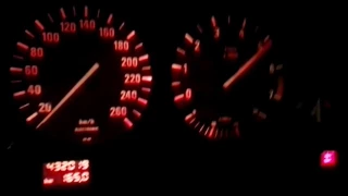 BMW e34 540i/6 0-220km/h acceleration