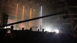 Massive Attack -  Big Wheel Intro @Clockenflap festival 2017 Hongkong 19 11 2017