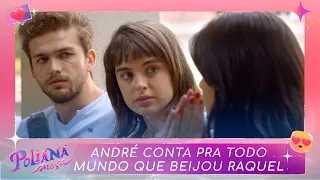 André expõe seu beijo com Raquel | Poliana Moça (08/04/22)