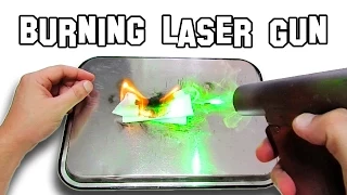 World's LONGEST and LARGEST Burning Laser Gun