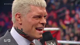 Seth Rollins Will Handpick Cody Rhodes Opponent On Raw Tonight - WWE Raw 4/18/22  (Full Segment)