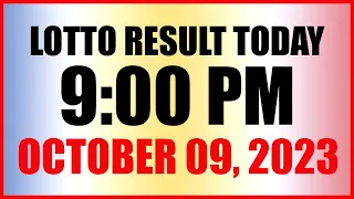 Lotto Result Today 9pm Draw October 9, 2023 Swertres Ez2 Pcso