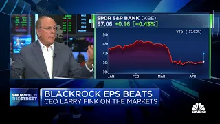 Inflation will be 'stickier for longer' and hit floor of 4%, says BlackRock's Larry Fink