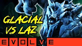 GLACIAL BEHEMOTH VS LAZ!! Evolve Gameplay Stage Two (NEW EVOLVE 2019 Monster Gameplay)