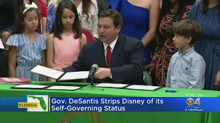 Gov. DeSantis Signs Bill Dissolving Disney World's Special District