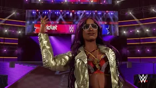 WWE 2K24 Charlotte Flair Vs Becky Lynch Vs Sasha Banks Raw Womens Championship Wrestlemania 32