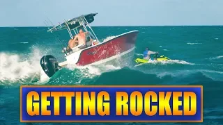 GETTING ROCKED | BOATS AT HAULOVER INLET
