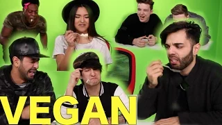 7 Youtuber Probieren Zum 1. Mal VEGANES Emrah