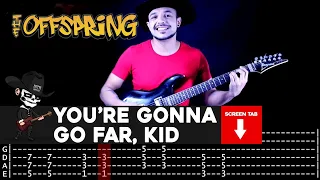 【THE OFFSPRING】[ You’re Gonna Go Far, Kid ] cover by Masuka | LESSON | GUITAR TAB