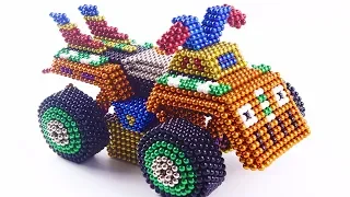 DIY How To Make AVT Car With Magnetic Balls - Amazing Magnet Balls