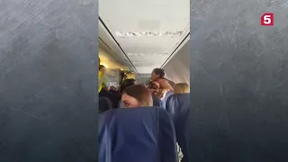 Драка в самолете Барселона-Киев